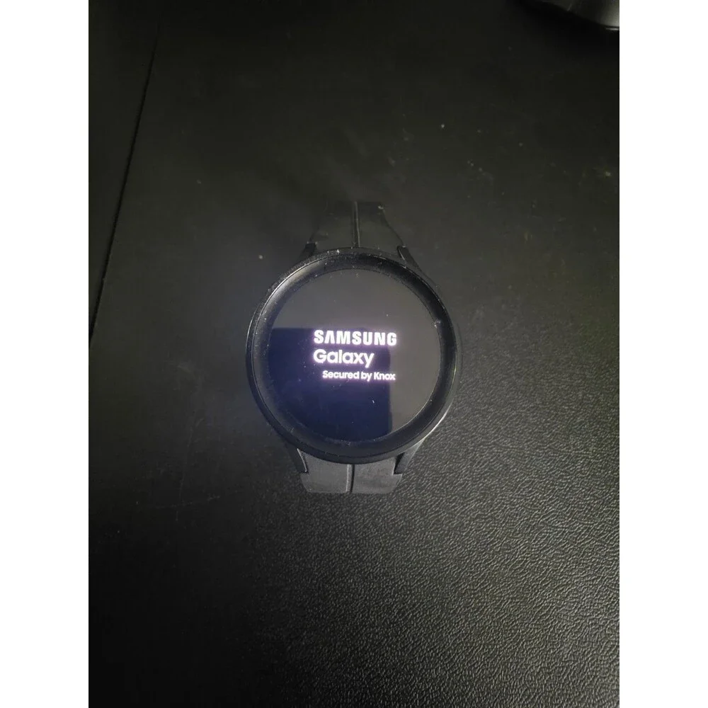 Samsung Galaxy Watch5 Pro 45mm Black Smartwatch Reset Tested